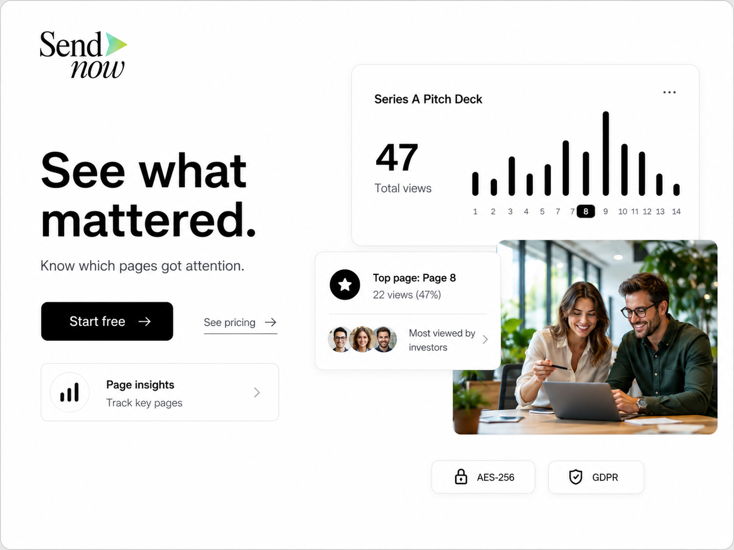 SendNow Dashboard Overview